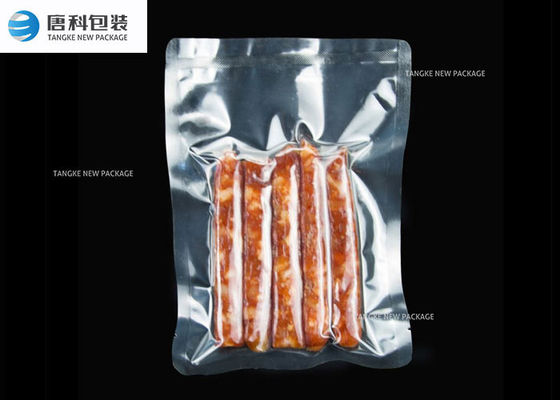 อาหารแช่แข็ง CPP Thermostabilized Retort Pouch พร้อม Tear Notch